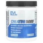 Creatina Monohidratada en Polvo, CREATINE5000, 300 g, EVLution Nutrition