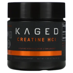 Creatina HCL en Polvo (Clorhidrato de Creatina), 56,25 g, Sin Sabor, Kaged