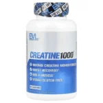 Creatina Monohidratada, Creatine1000®, 1000 mg, 120 Cápsulas, (500 mg por cápsula), EVLution Nutrition