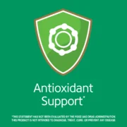 Icono "Antioxidant Support" de Vitamina E 21st Century. Destaca el beneficio antioxidante del suplemento. Disponible en Suplenet Colombia.