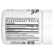 Tabla nutricional de Magnesio Liposomal Codeage (Magtein®). Detalla 144mg de Magnesio elemental (de 2000mg Magtein®) y complejo fosfolípido por porción (3 cáps). Info en Suplenet Colombia.