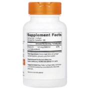 Tabla nutricional e ingredientes de Vitamina D3 Doctor's Best 5000 UI. Detalla 125 mcg (5000 UI) de colecalciferol por softgel. Información para comprar en Suplenet Colombia.