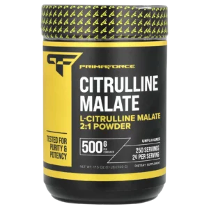 Citrulina Malato 2:1 Primaforce 500 g en polvo unflavored para catálogo premium.